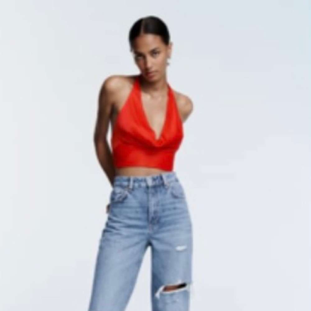 Zara Red halter top
